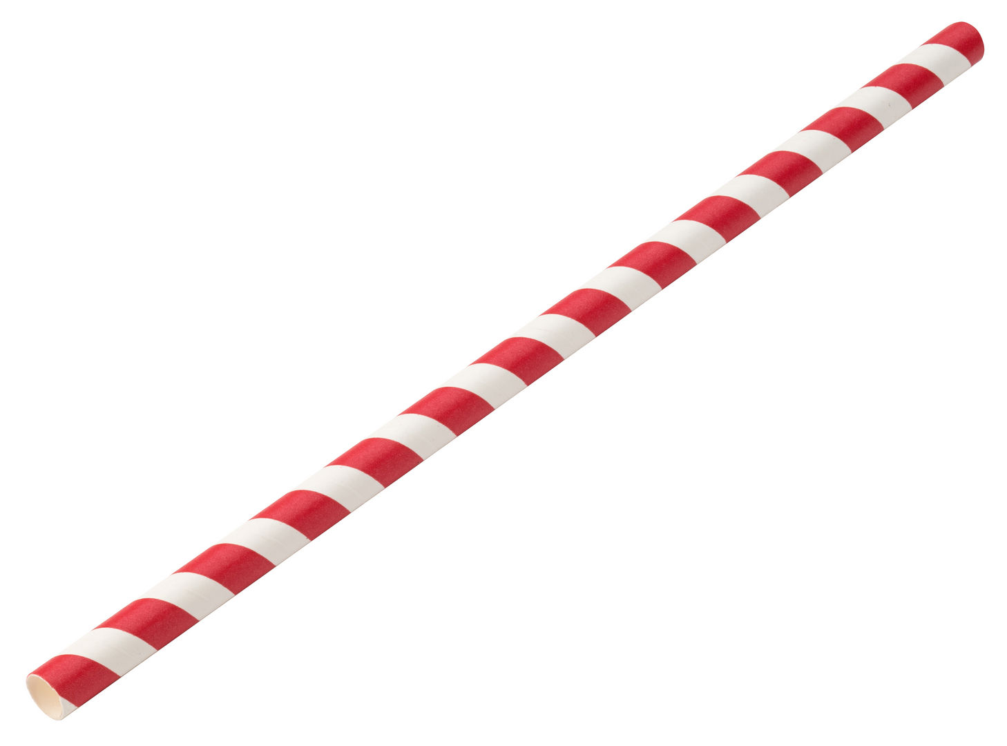 Paper Jumbo Red Stripe Straw 9
